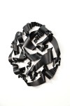 In elegant black, this expressive abstract wall sculpture was created by Stefan Duerst. Image 11