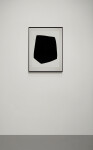 The drama of black and white makes a bold statement in this minimalist gesso on paper by Aron Hill. Image 6