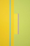 Precise rectangular and square lines and shapes in tints of yellow, green, turquoise and mauve, are an interpretation of the brilliant summe… Image 4