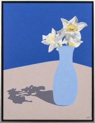 Canadian pop artist Charles Pachter has chosen to showcase flowers in his next series of paintings.
