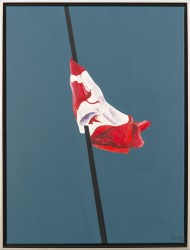 Canadian contemporary artist Charles Pachter was just eighteen years old when Canada famously adopted the maple leaf as its national flag.