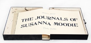A rare and original illustrated boxed folio of The Journals of Susanna Moodie, arguably Margaret Atwood’s finest work of poetry.