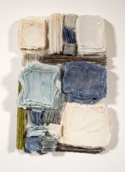 Glass artist Cheryl Wilson Smith’s grandmother used to create hand-stitched quilts from cut squares of fabric.