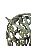 Bronze head fashioned from cast found objects - the decorative elements added to furniture early in the last century. Image 4