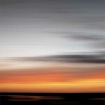 Triptych of photographs depicting the rich, warm hues of a setting sun. Image 3