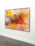 Harold Feist’s gloriously colourful acrylic abstract painting called Chanson radiates joy. Image 2