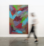 In this joyful abstract painting by Milly Ristvedt a whirlwind of colour in turquoise, red, green, magenta and orange creates a dynamic comp… Image 8