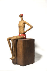 Quebec Artist Paul Duval’s series of small figurative tabletop sculptures capture the essence of individual characters.