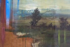 Stunning rich landscape, painted on panel and sealed with resin. Image 5