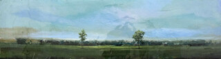 At once both classically romantic and nostalgic, Peter Hoffer’s landscapes are rich in atmosphere.
