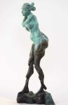 This expressive, intimate sculpture of a female is by Canadian artist Richard Tosczak. Image 3