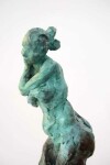 This expressive, intimate sculpture of a female is by Canadian artist Richard Tosczak. Image 4