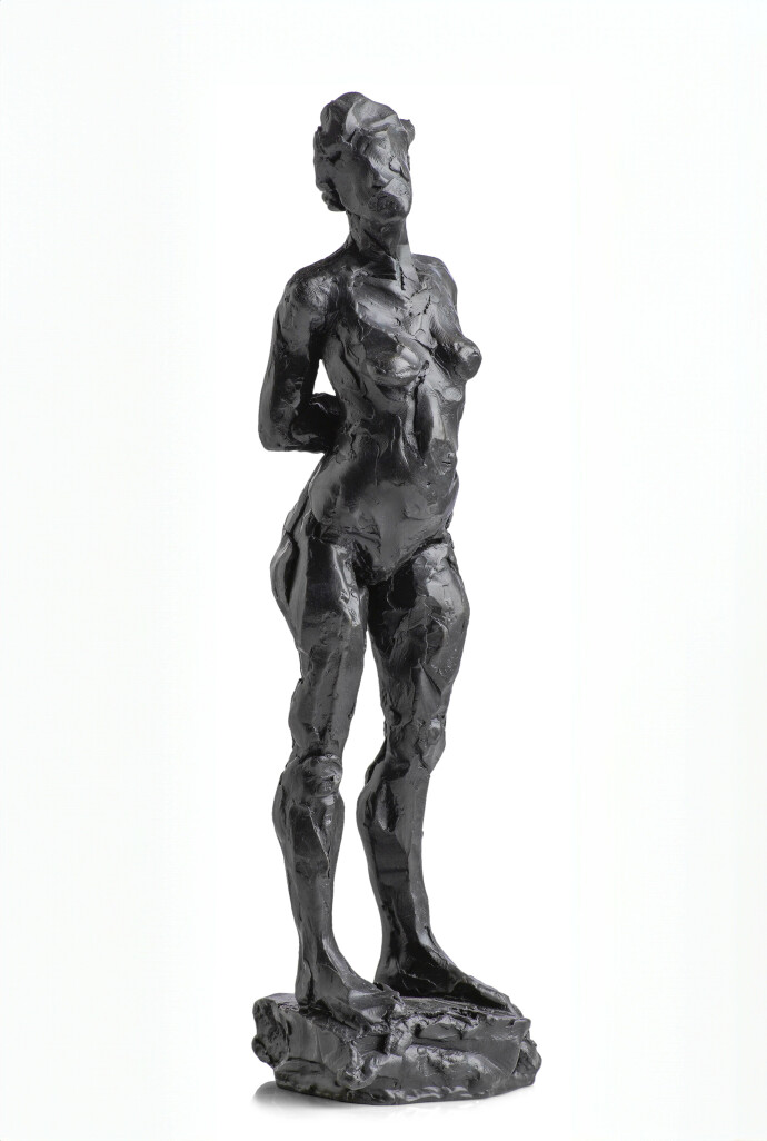 This simply elegant figurative piece was created by Canadian artist Richard Tosczak.