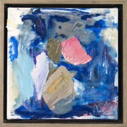 Canadian artist Scott Pattinson has chosen a predominantly blue palette (with a single touch of pink) to create this expressive oil painting…
