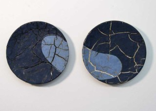 Canadian ceramicist Steven Heinemann has departed from his love of vessels to create two plates; each part of the whole.