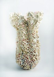 The graceful, undulating shape of Susan Collett’s ceramic vessels are reminiscent of exquisite forms found in nature.