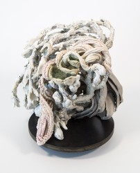Exquisitely detailed, this earthenware paper clay sculpture is part of a new series by Canadian artist, Susan Collett.