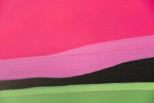 The fresh colours pop from the canvas, the design is graphic and modern, this is a new series by Viktor Mitic. Image 9