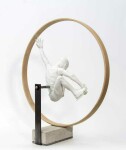In exquisite detail, William Hung’s contemporary sculptures explore both human physicality and emotion, often capturing figures in motion. Image 4