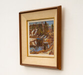 This oil painting is a landscape by AY Jackson of the Group of Seven. Image 5