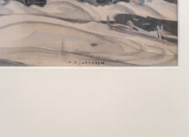 This scene was painted with ink & watercolour, heightened with white. Image 6