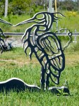 The majesty of woodland animals is celebrated in these striking metal sculptures by the Six Nations Mohawk artist Adam Monture. Image 4