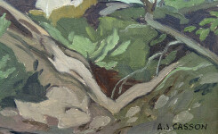 This oil landscape painting is by the legendary Group of Seven artist AJ Casson. Image 5