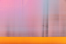 This contemporary abstract painting by Alice Teichert is rendered in shades of pink. Image 8