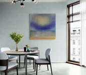 This large-scale light-filled acrylic abstract painting is by Alice Teichert. Image 18