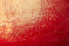 This large-scale acrylic abstract painting by Alice Teichert evokes images of time and space. Image 11