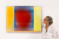 This colourful contemporary abstract painting is by Alice Teichert. Image 13