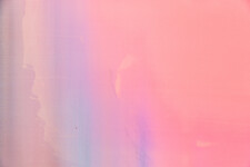 This contemporary abstract painting by Alice Teichert is rendered in shades of pink. Image 7