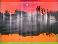 This painting feels like a spark of creative energy—bold, vibrant, and full of movement. Image 2