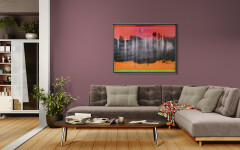 This painting feels like a spark of creative energy—bold, vibrant, and full of movement. Image 8