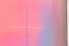 This contemporary abstract painting by Alice Teichert is rendered in shades of pink. Image 5