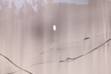 This large-scale acrylic abstract painting by Alice Teichert evokes images of time and space. Image 11