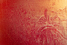 This large-scale acrylic abstract painting by Alice Teichert evokes images of time and space. Image 6