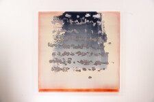 This contemporary abstract painting by Alice Teichert includes a signature motif. Image 18