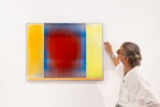 This colourful contemporary abstract painting is by Alice Teichert. Image 14