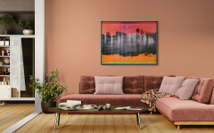This painting feels like a spark of creative energy—bold, vibrant, and full of movement. Image 9