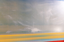 This large-scale light-filled acrylic abstract painting is by Alice Teichert. Image 6