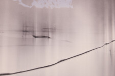 This large-scale acrylic abstract painting by Alice Teichert evokes images of time and space. Image 8