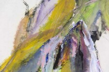 Andrew Lui was inspired by both the vivid colours and the dynamic form of the Impressionists.In this abstract painting, large brushstrokes i… Image 4