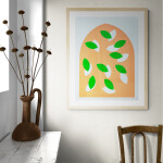 Calgary’s Aron Hill often uses architectural elements in their colourful, dynamic work. Image 8