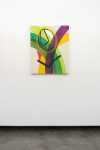 This engaging figurative piece in bold abstract shapes and brilliant colours was painted by Aron Hill. Image 2