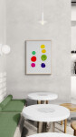 The minimalist colourful ink drawings of Aron Hill are inspired by the modernist art movement. Image 14