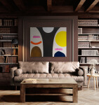 This contemporary landscape painting that features a moon is by Aron Hill. Image 12