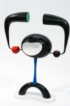 Using glossy, minimalist forms in black with bright green, blue, red and white, Israeli-based sculptor Benny Katz creates the playful essenc… Image 2