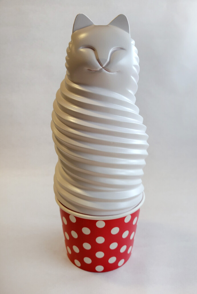 My Sweet Cat Vanilla With Red and White 4/500