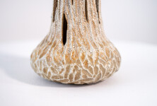 This neutral coloured contemporary handmade vase was inspired by nature. Image 5
